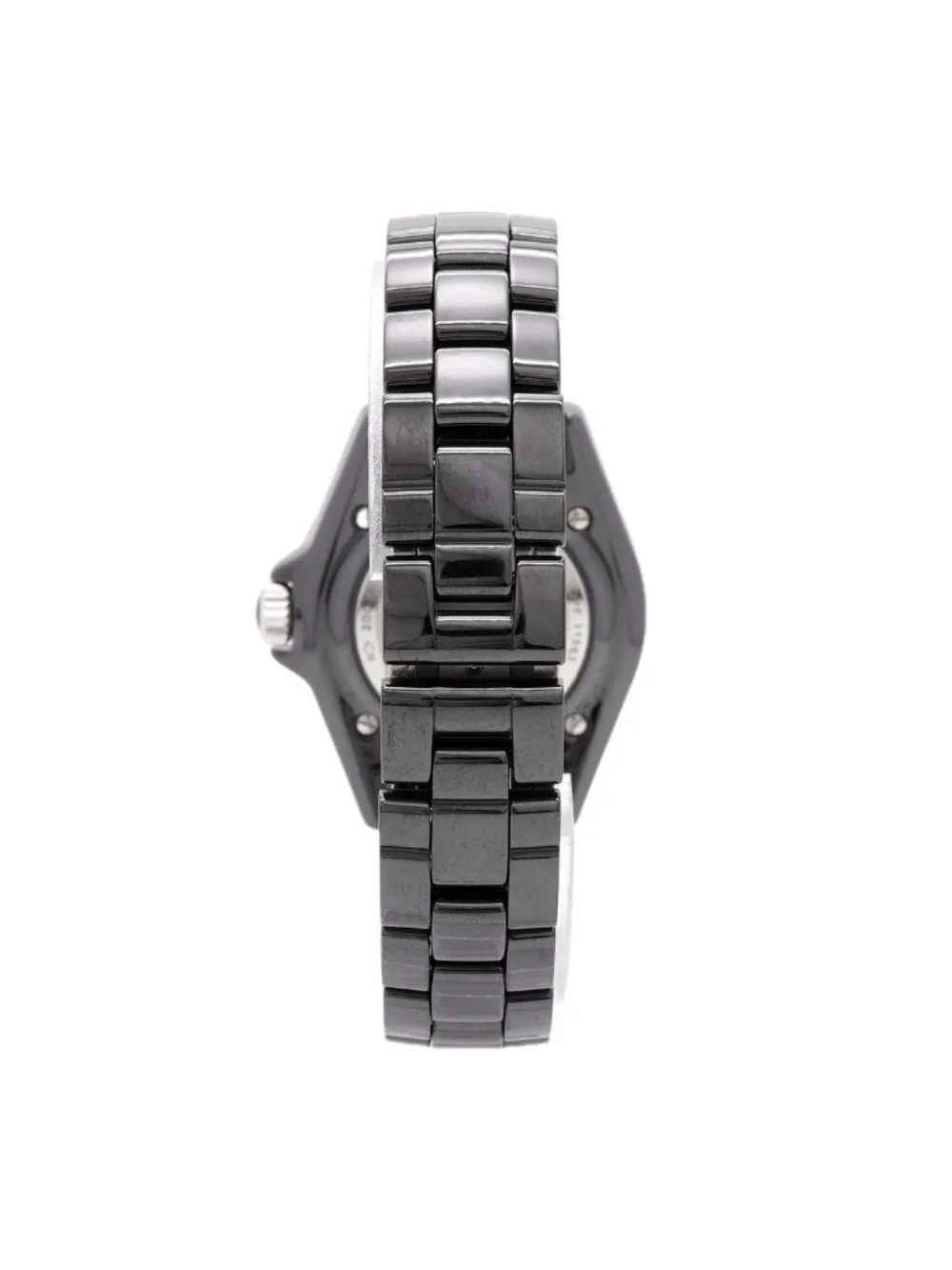 Chanel 12P Diamond Black Dial Watch